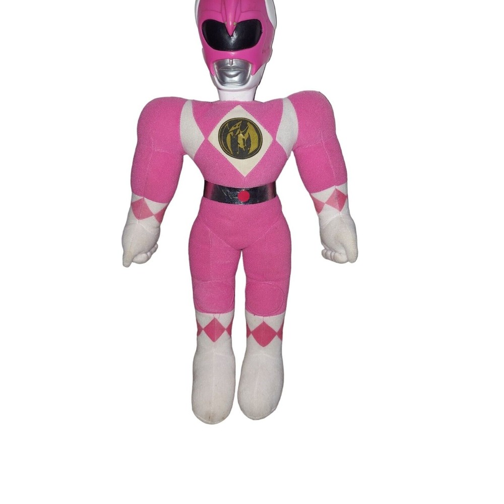 Mighty Morphin Power Rangers Action Pal 18” Plush Vintage 1993  Doll Pink